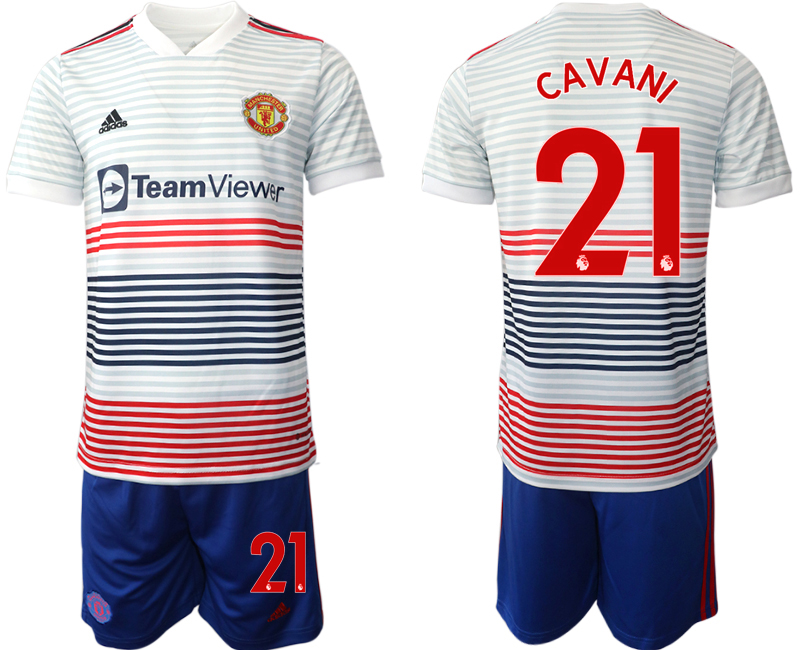 Men 2022-2023 Club Manchester United away white #21 Adidas Soccer Jersey->manchester united jersey->Soccer Club Jersey